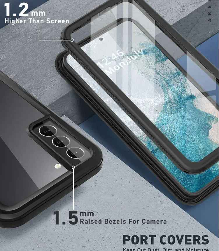 Genuine RedPepper Samsung Galaxy S25 waterproof shockproof full cover mobile phone case by techplus, offers protection and durability.