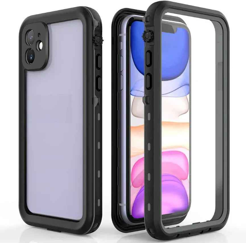 Redpepper waterproof case for iPhone 11 by TechPlus, full protective mobile phone cover with rugged design.