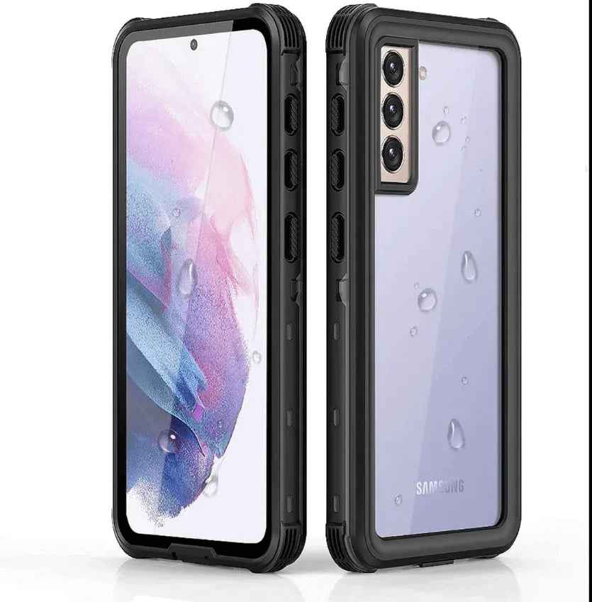 Techplus Redpepper waterproof and shockproof full-body case for Samsung Galaxy S21 Plus, offering durable mobile phone protection.