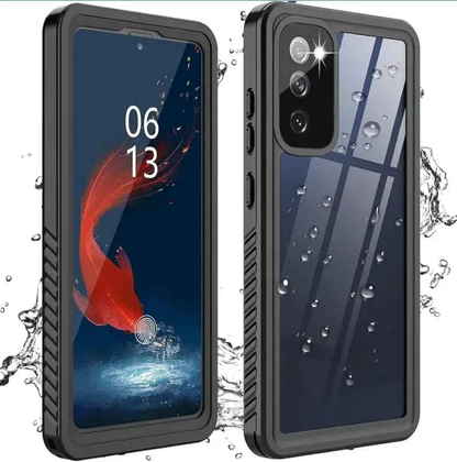 Techplus Redpepper waterproof case for Samsung S22, durable mobile phone case with clear protective design.