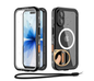 Redpepper waterproof MagSafe case for iPhone 17 by techplus, shockproof mobile phone cover with secure grip and durable design.