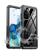 Techplus waterproof and shockproof phone case for Samsung Galaxy S20 Plus, showing durable protective design and clear front cover.