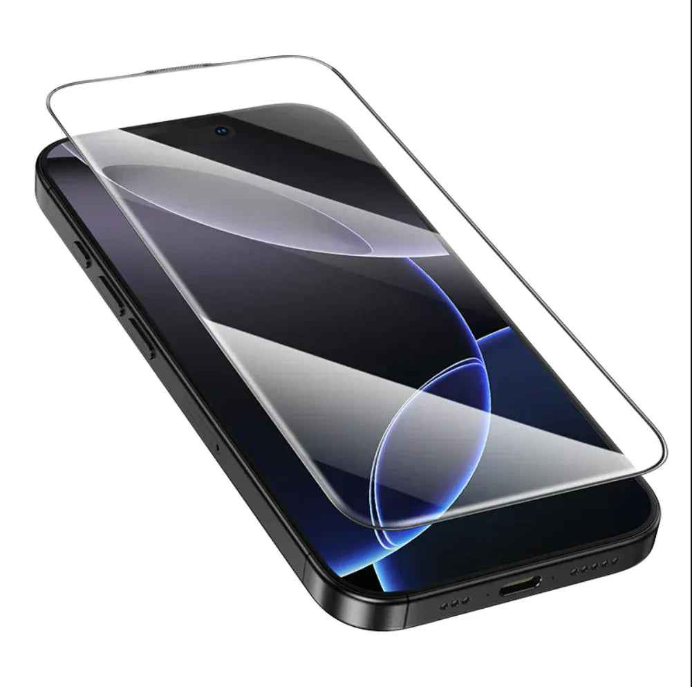Techplus iPhone 16 glass screen protector 2-pack showing clear, durable protective film for iPhone 16 screens.