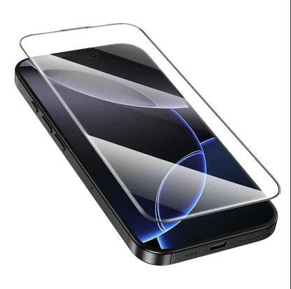 Techplus iPhone 16 glass screen protector 2-pack showing clear, durable protective film for iPhone 16 screens.