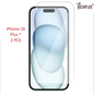TechPlus iPhone 16 Plus glass screen protectors, 2-pack, clear and durable for screen protection and scratch resistance.