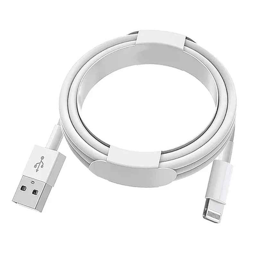Techplus 1-meter Lightning cable for iPhone and iPad, fast charging USB cable with durable design.