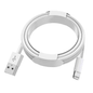 Techplus 1-meter Lightning cable for iPhone and iPad, fast charging USB cable with durable design.