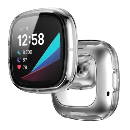 Tempered Glass Case for the Fitbit Sense Habicare