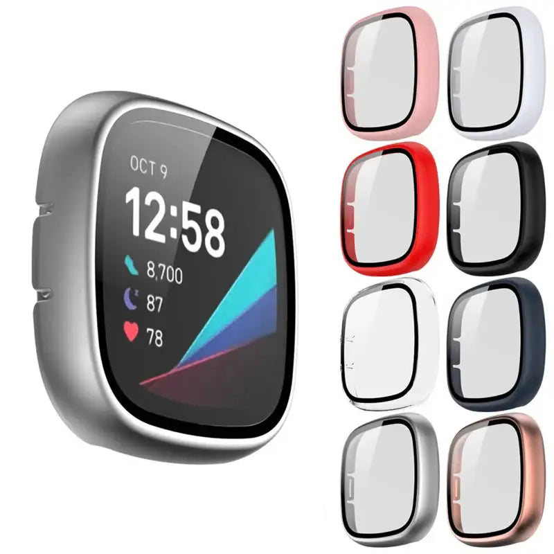 Tempered Glass Case for the Fitbit Sense Habicare