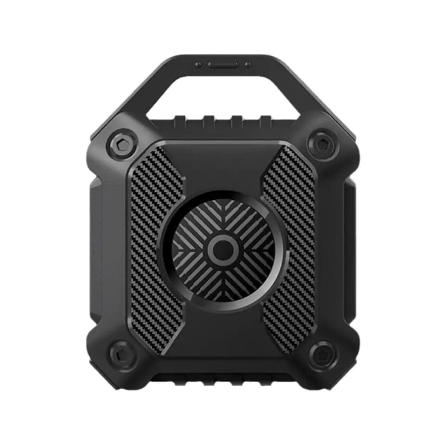 Waterproof Apple Air Tag holder in black, designed for secure attachment and protection of Apple Air Tag tracking device.