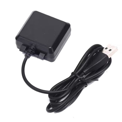 Black Fitbit Blaze charger compatible with Fitbit Blaze smartwatch, designed for easy charging and secure connection.