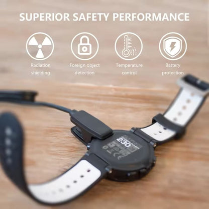 Type C to clip watch charger for Garmin smartwatches, with compact design and secure clip connection, by That Watch Shop.