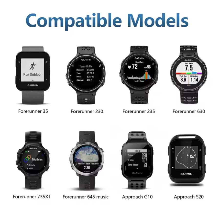 Type C to clip Garmin watch charger, compact and compatible with Garmin devices, designed for easy charging connection.