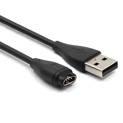 Garmin watch charger with USB connection, compatible with Garmin smartwatches, designed for reliable charging and easy connection.