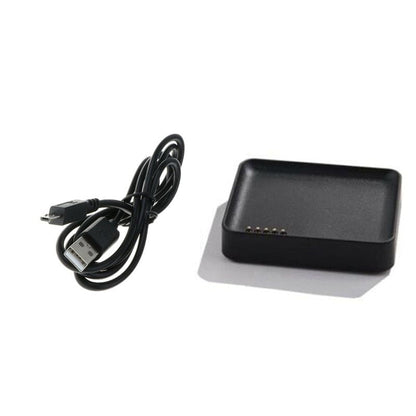 Black 1m USB-C to Micro USB charger cable for LG W100 SmartWatch, compatible with LG smartwatches, by That Watch Shop.
