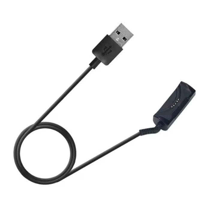 Black LG SmartWatch W200 charger cable, 1m USB-C to Micro USB, compatible with That Watch Shop chargers for LG smartwatches.