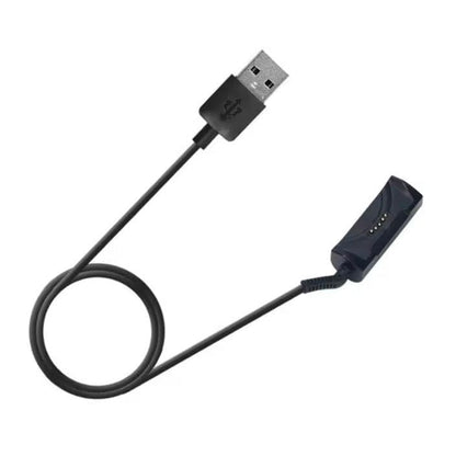Black LG SmartWatch W200 charger cable, 1m USB-C to Micro USB, compatible with That Watch Shop chargers for LG smartwatches.