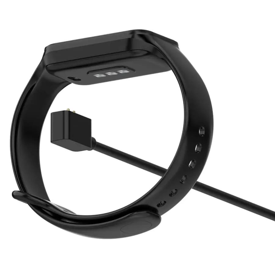 Black Redmi Watch Charger compatible with Watch 3 Active, Watch 4, and Band 2, designed by That Watch Shop for easy charging.