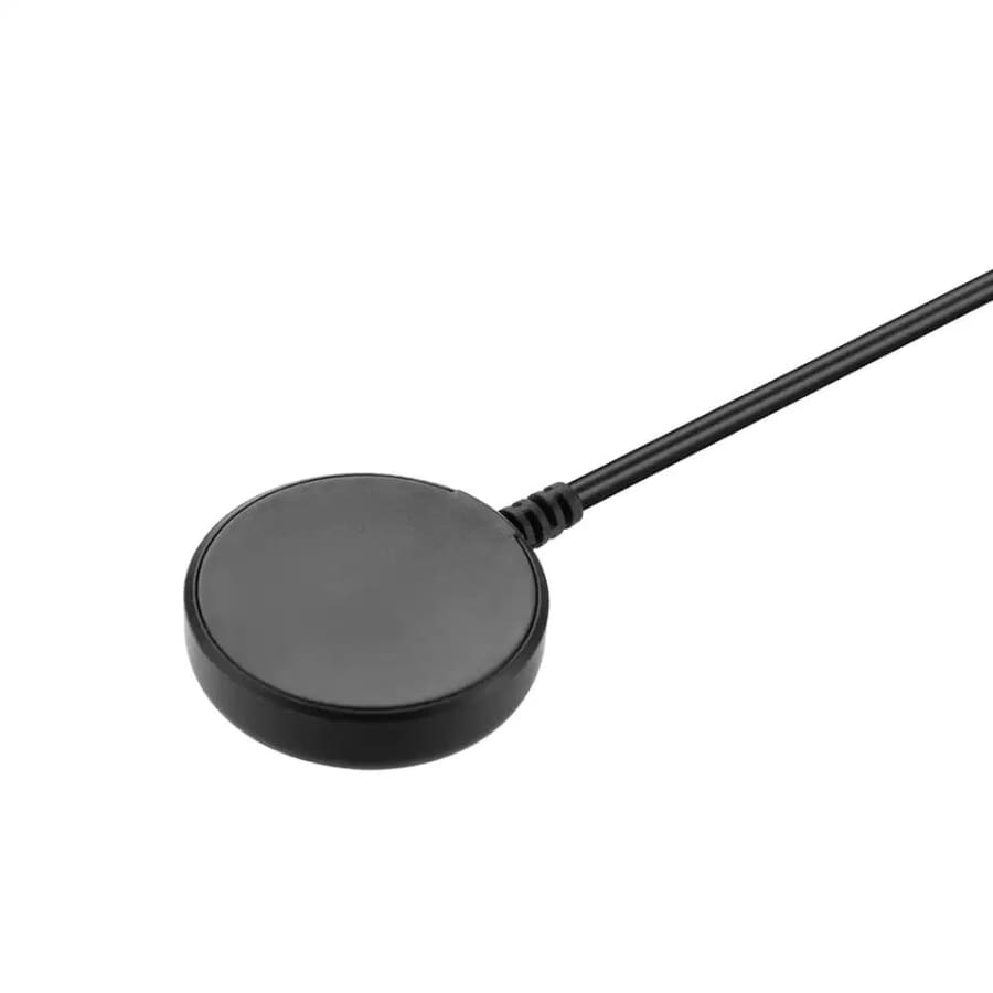 Wireless charger for Samsung Galaxy Watch with Type C connection, compact charging pad by That Watch Shop.