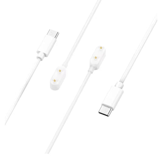 White Type C charger for Huawei Watch by That Watch Shop, compact and compatible with Huawei smartwatch models.