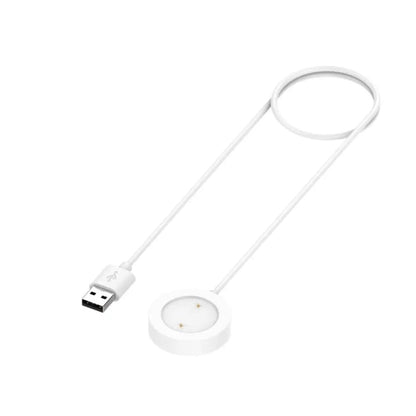 White Xiaomi Mi S1 Active charger, compatible with Xiaomi smartwatch, shown on a neutral background.