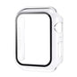 Black protective watch case for Apple Watch Series 6 44mm, designed to shield and enhance the watch's appearance.