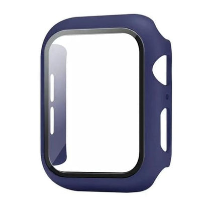 Black protective case for Apple Watch Series SE 44mm, designed to fit and shield the watch from scratches and impacts.