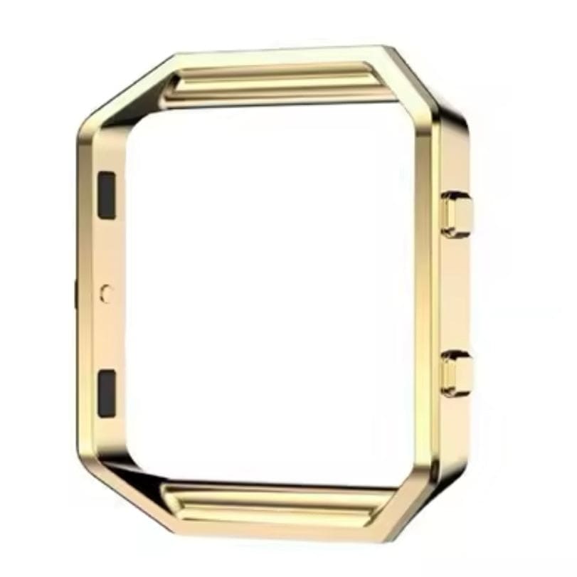 Black protective watch case for Fitbit Blaze from That Watch Shop, designed to safeguard the device.