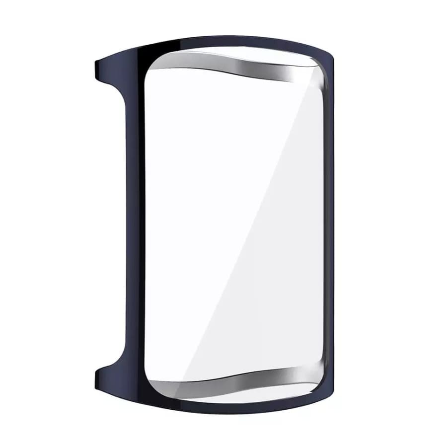 Black protective watch case for Fitbit Charge 5 by That Watch Shop, shown fitted around the device.