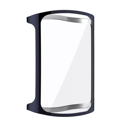 Black protective watch case for Fitbit Charge 5 by That Watch Shop, shown fitted around the device.