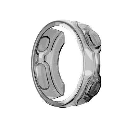 Black protective watch case for Garmin Forerunner 735 and 735XT, designed to safeguard the device from scratches and impacts.