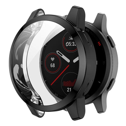 Black protective watch case for Garmin Venu 2S, made by That Watch Shop, designed to protect and secure the smartwatch.