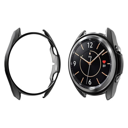 Black protective watch case for Samsung Galaxy Watch 3 45mm, designed by That Watch Shop, providing durable coverage.
