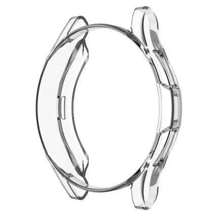 Clear protective case for Samsung Galaxy Watch 4 44mm, designed to safeguard the smartwatch with a transparent, snug fit.