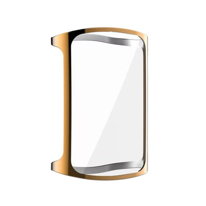 Gold protective watch case for Fitbit Charge 6, designed by That Watch Shop, covering the device for protection and style.