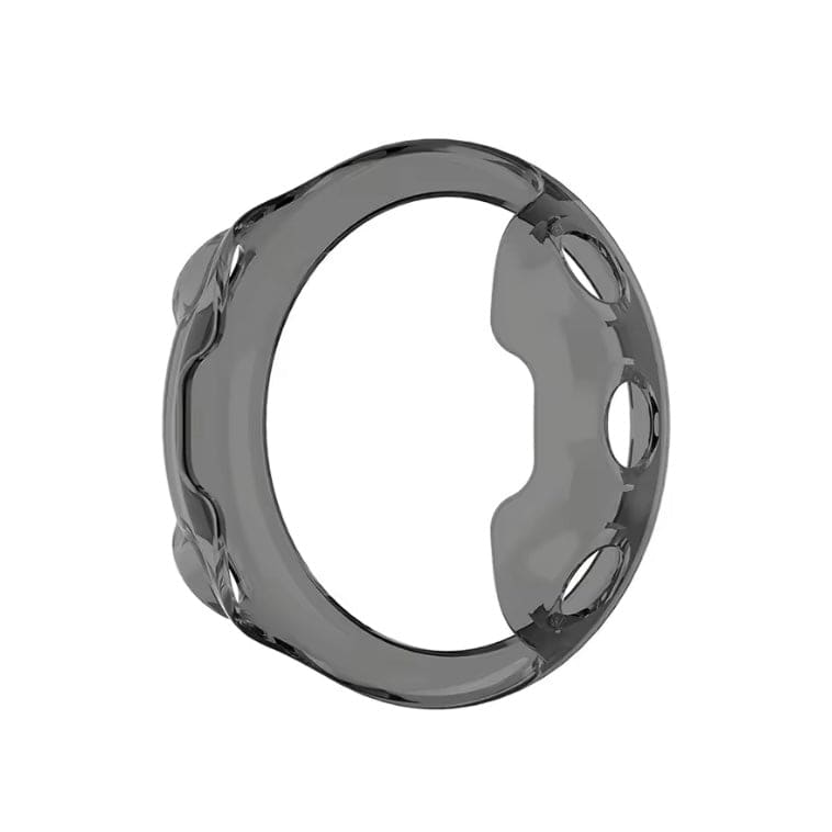 Black protective watch case for Garmin Forerunner 45S, designed to safeguard the fitness watch from scratches and impacts.