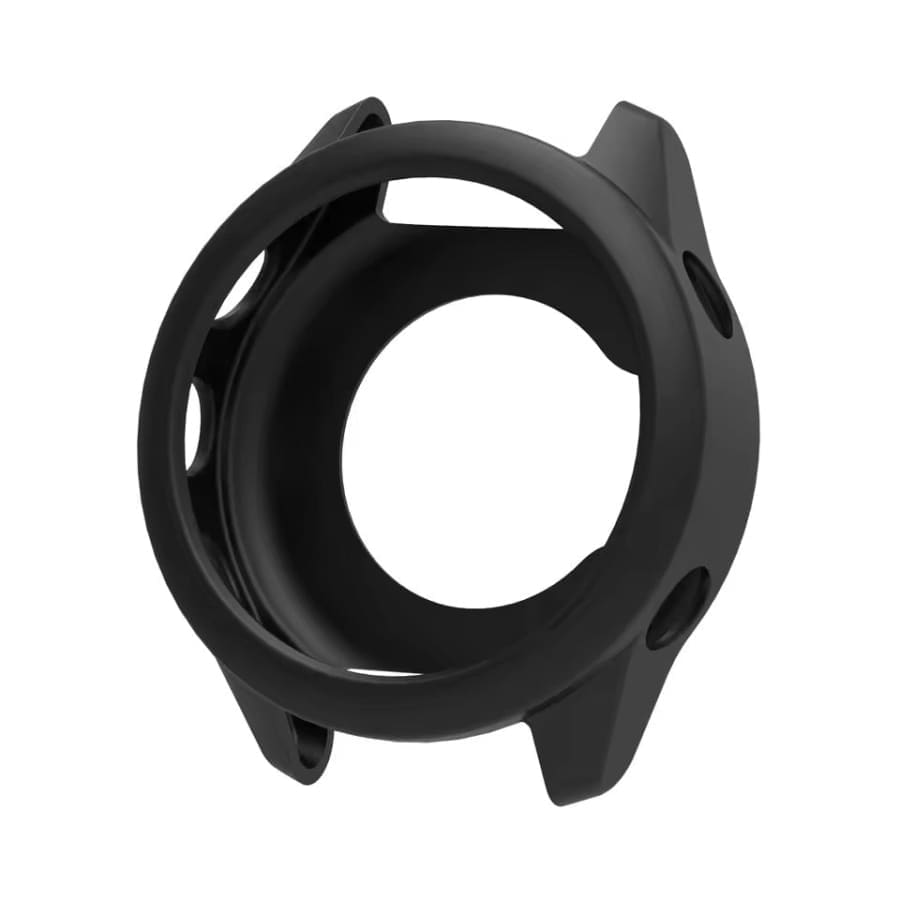 Black protective case for Garmin Forerunner 570 42mm watch, designed to fit snugly around the watch for protection.