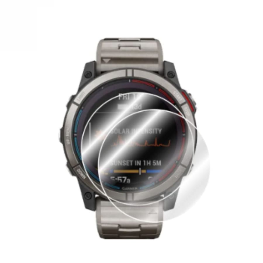 Hydrogel screen protectors for Garmin quatix 7X watch, pack of 6, designed to protect the watch screen from scratches and damage.
