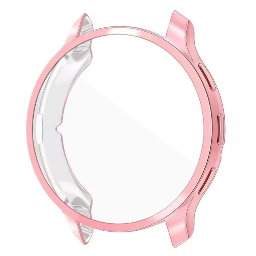 Rose gold protective watch case for Garmin Venu 3S, designed to safeguard the smartwatch with a sleek, durable cover.