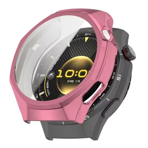 Rose gold protective watch case for Huawei GT6 Pro 46mm, made by That Watch Shop, designed to safeguard the smartwatch.
