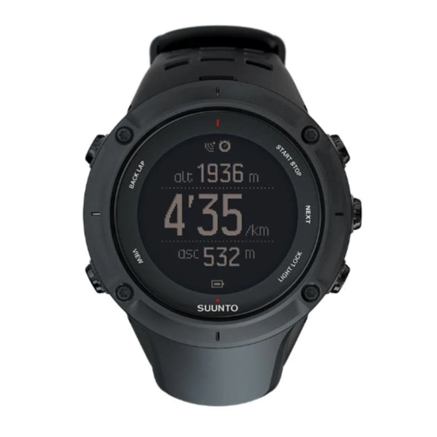 Hydrogel screen protector for Suunto Ambit3 Peak watch case, pack of 6, showing clear fit and protective film on watch screen.