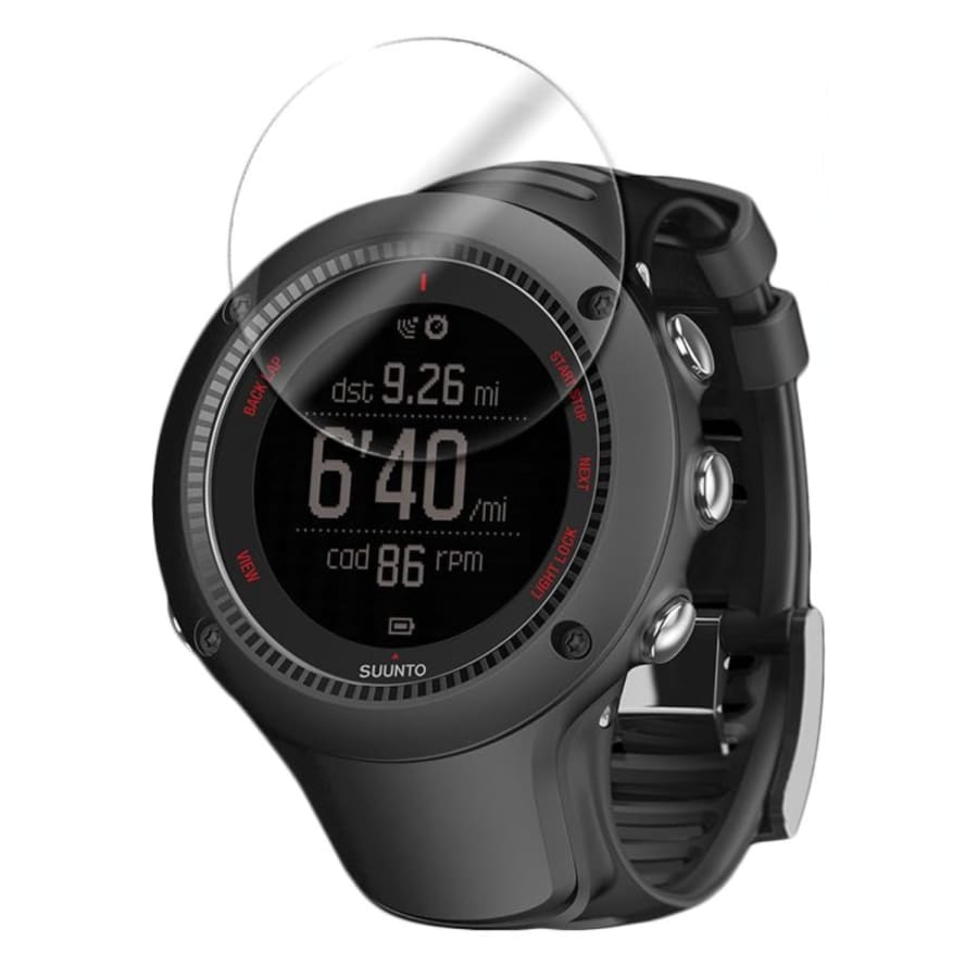 Clear screen protector for Suunto Ambit3 Run watch case, providing protection for the watch display.