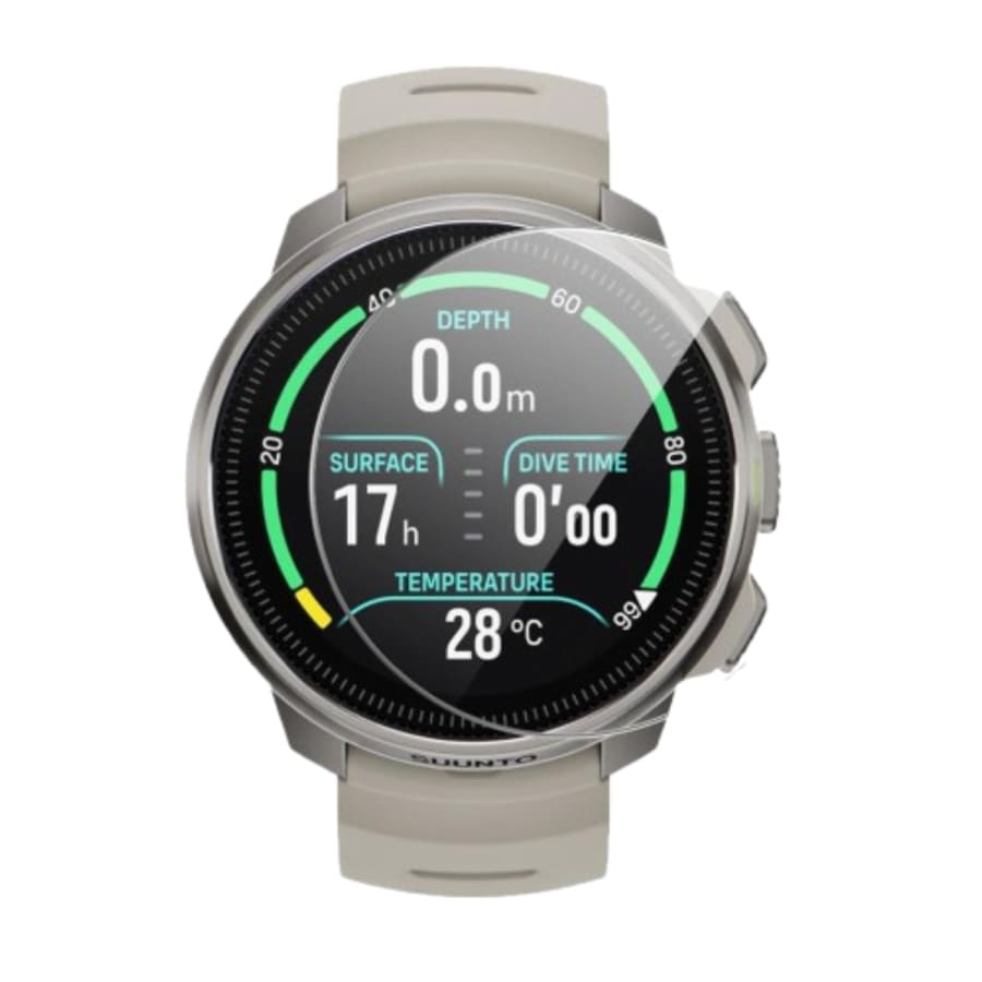 Pack of two Suunto Ocean watch screen protectors in clear, durable case covers designed for Suunto Ocean smartwatch.
