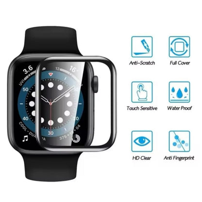 Apple Watch Series 10 42mm screen protector by That Watch Shop, showing clear protective film on smartwatch screen.