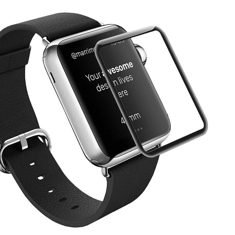Pack of two Apple Watch Series 2 42mm screen protectors from That Watch Shop, designed to shield the watch display.