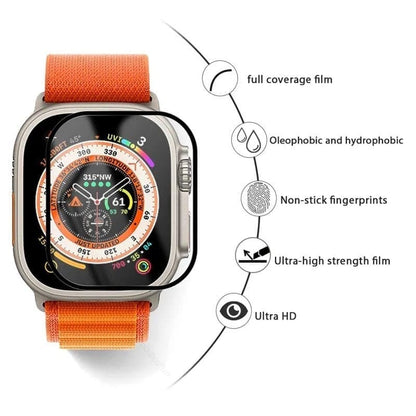 Apple Watch Ultra 3 screen protector by That Watch Shop, showing a clear, protective film on the smartwatch screen.