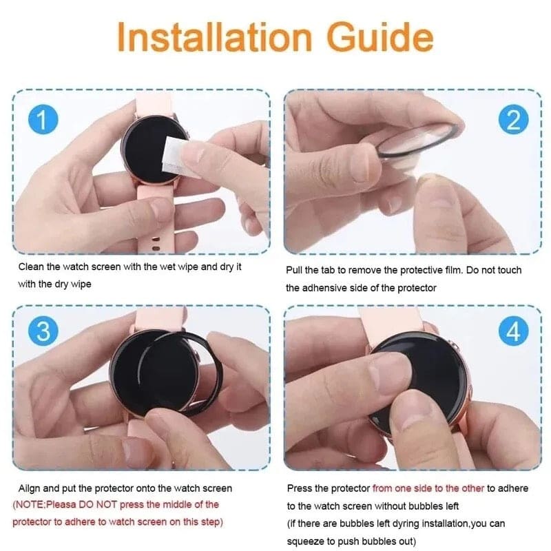 Apple Watch Ultra 3 screen protector by That Watch Shop, clear protective film covering the watch face for durability.