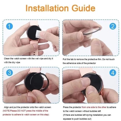 Apple Watch Ultra 3 screen protector by That Watch Shop, clear protective film covering the watch face for durability.
