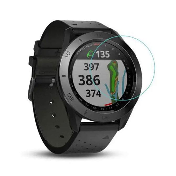 Garmin Approach S60 watch screen protector by That Watch Shop, clear protective film for the smartwatch screen.