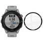 Garmin Forerunner 255 watch screen protector by That Watch Shop, clear protective film covering the watch display.